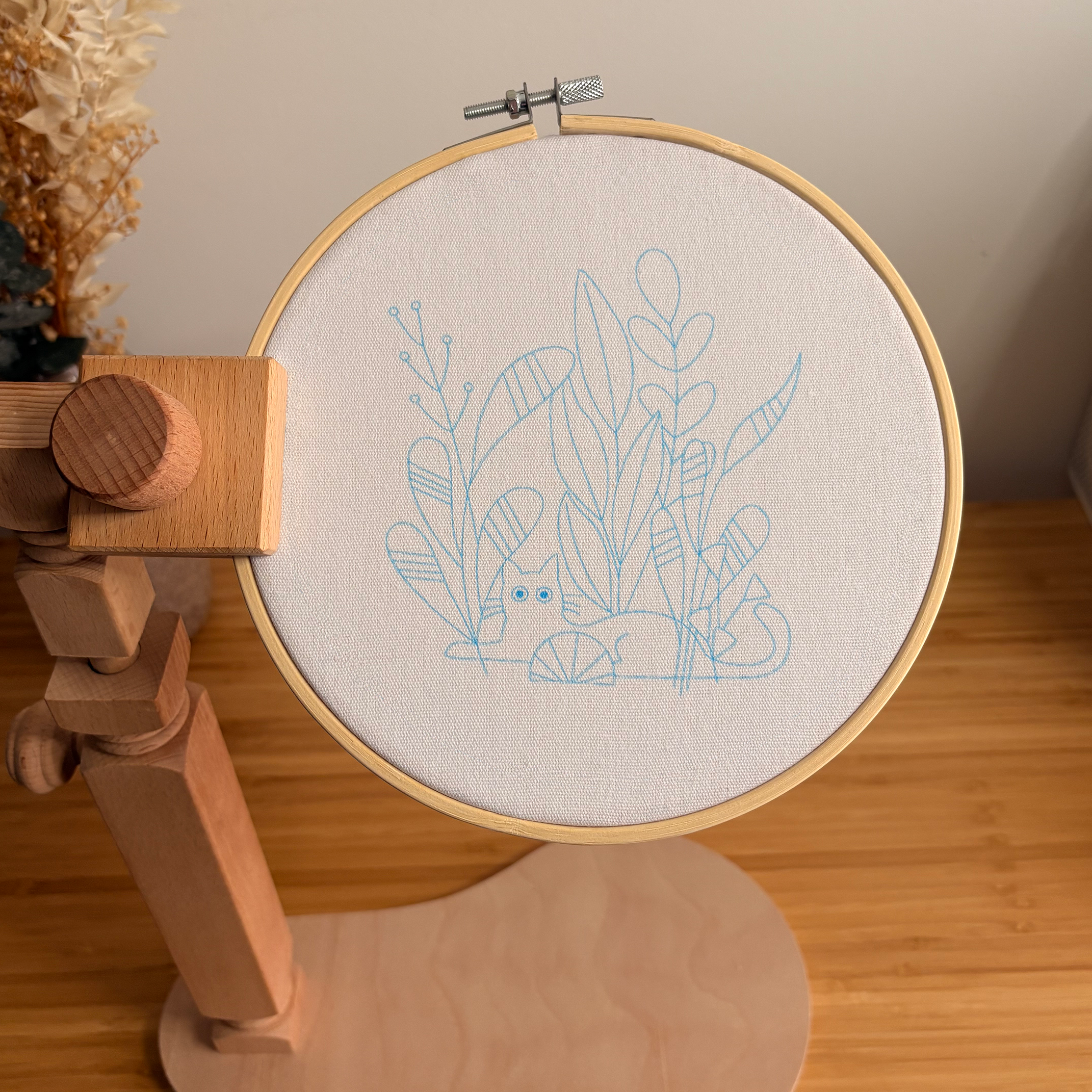 Tobio the Cat - Embroidery Kit