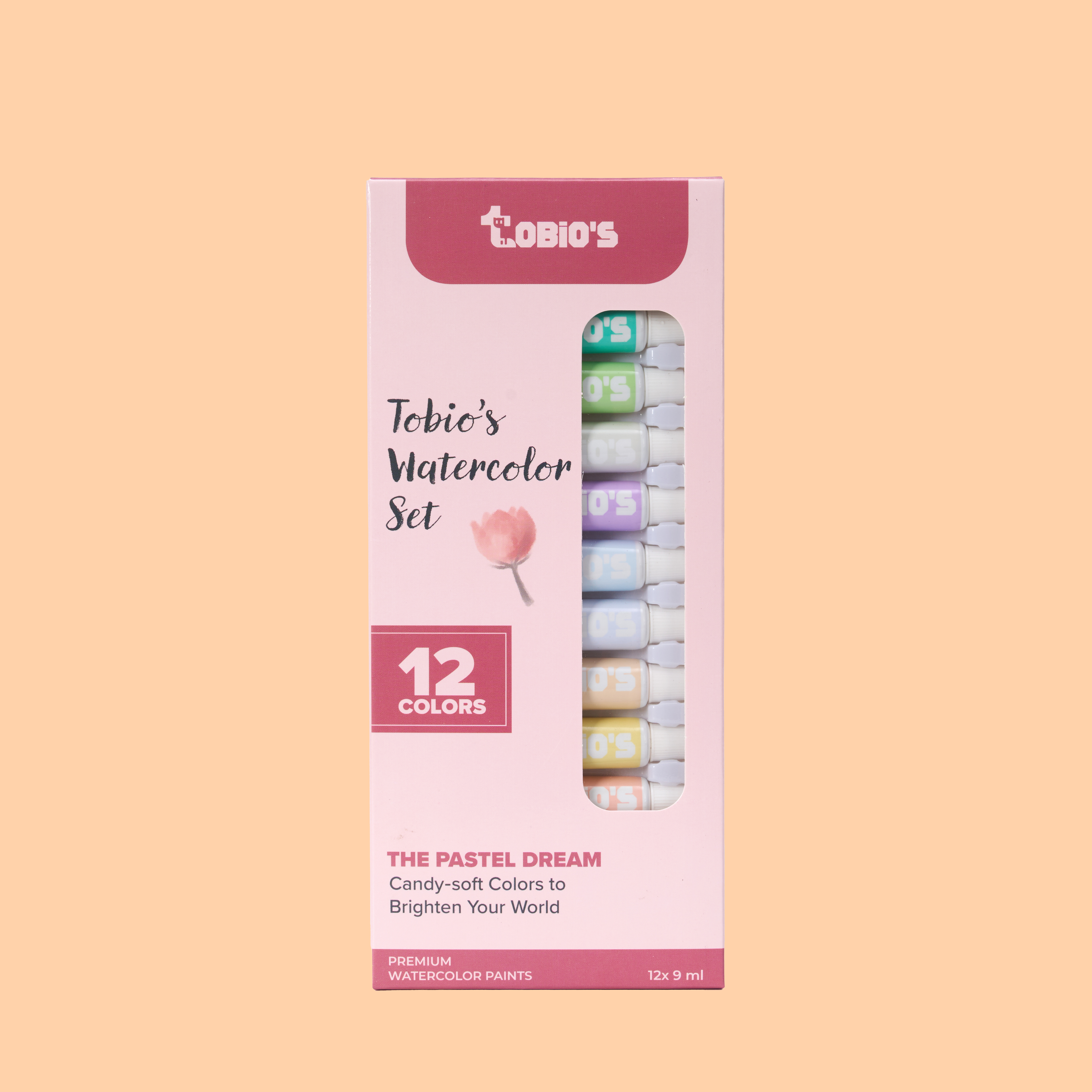 12 Pastel Watercolor Refills