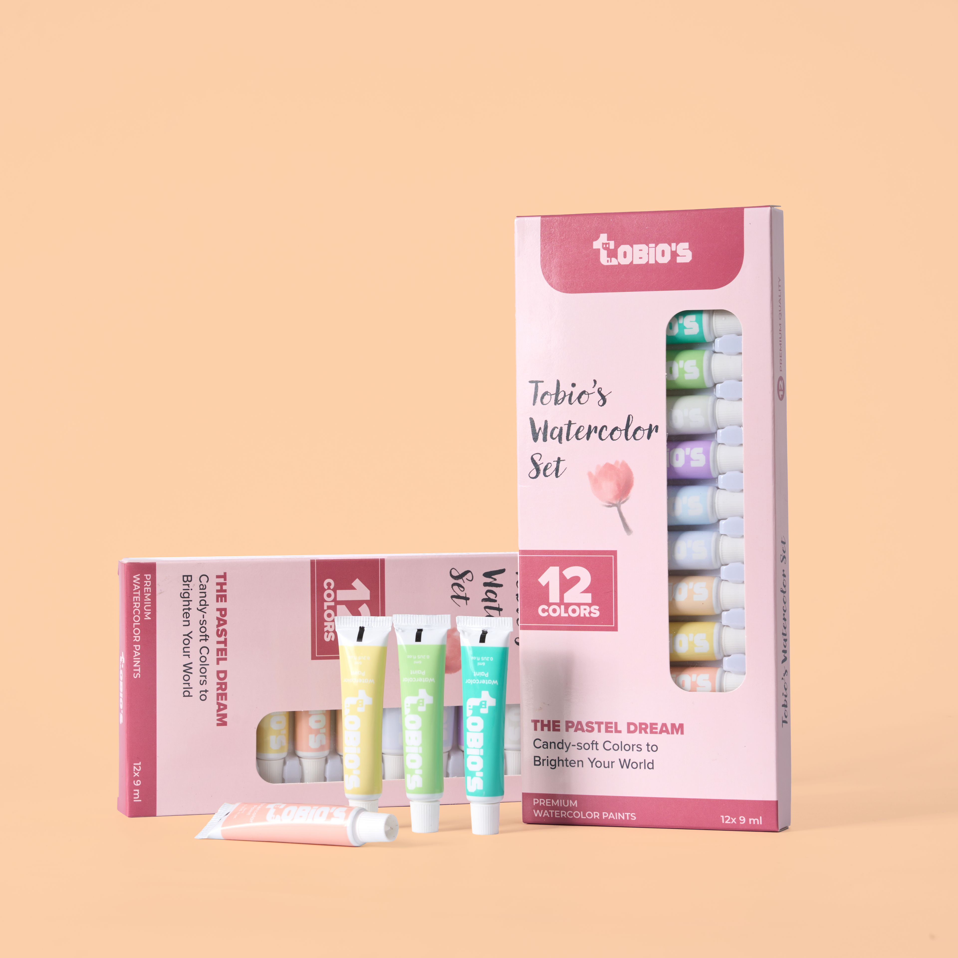 12 Pastel Watercolor Refills