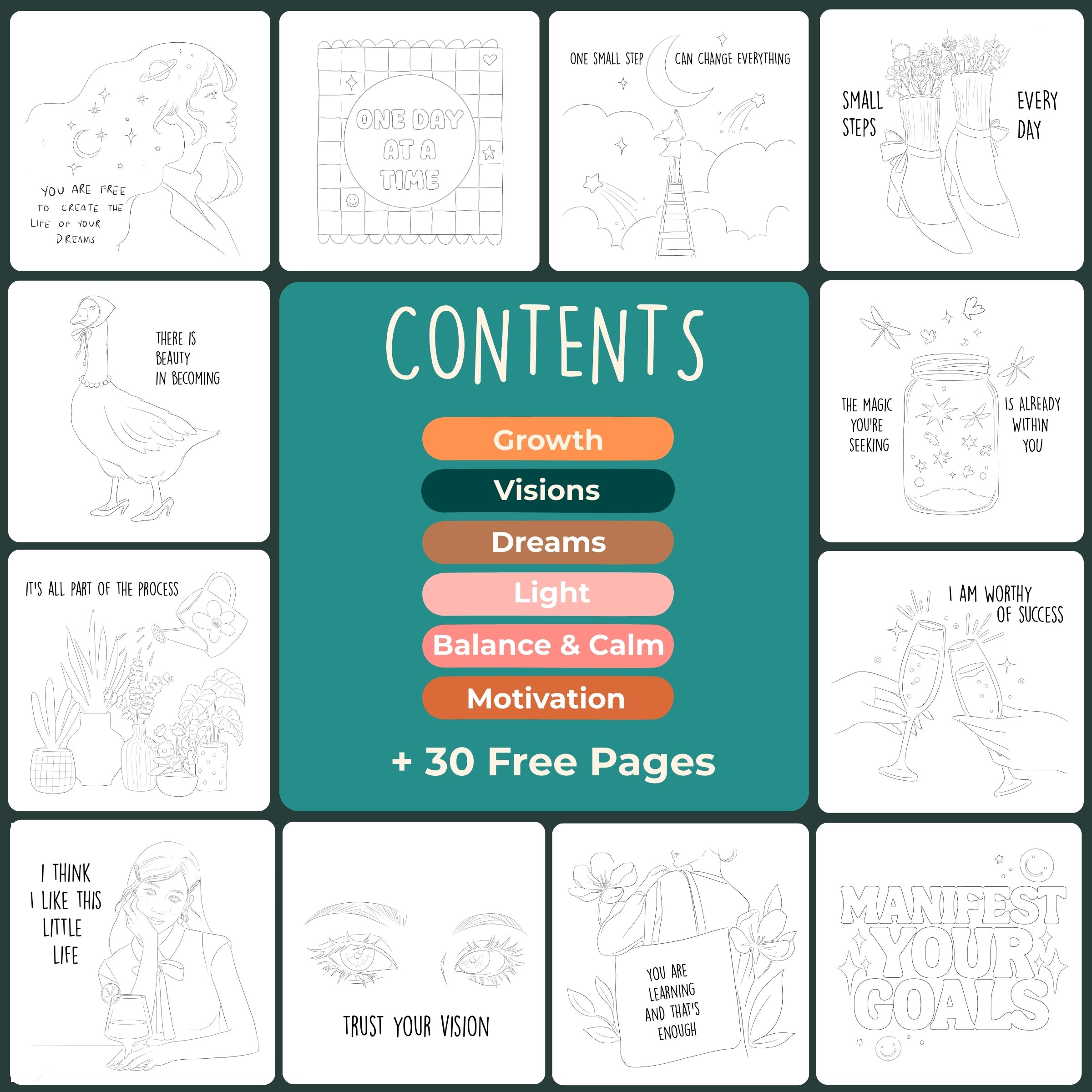 Tobio's™ New Year, New Me Workbook