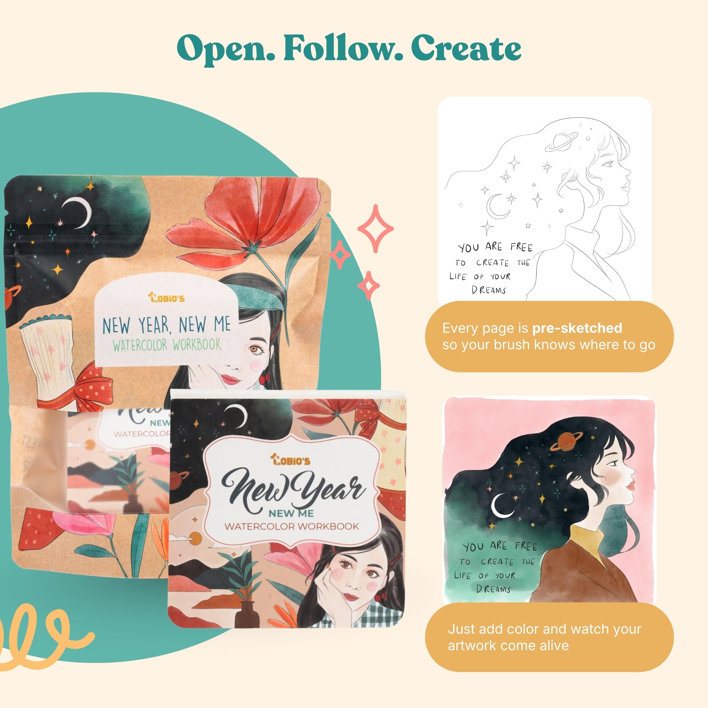 Tobio's™ New Year, New Me Workbook