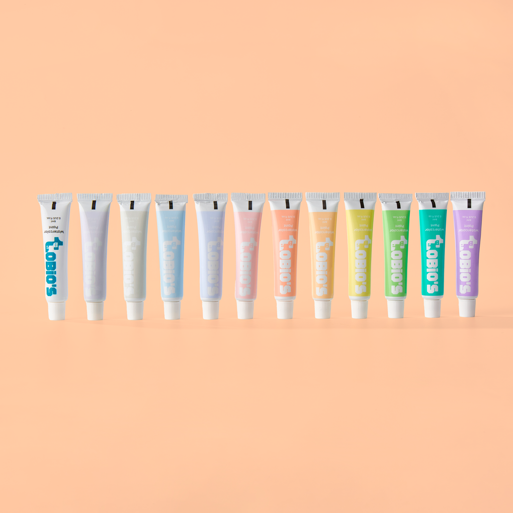 12 Pastel Watercolor Refills