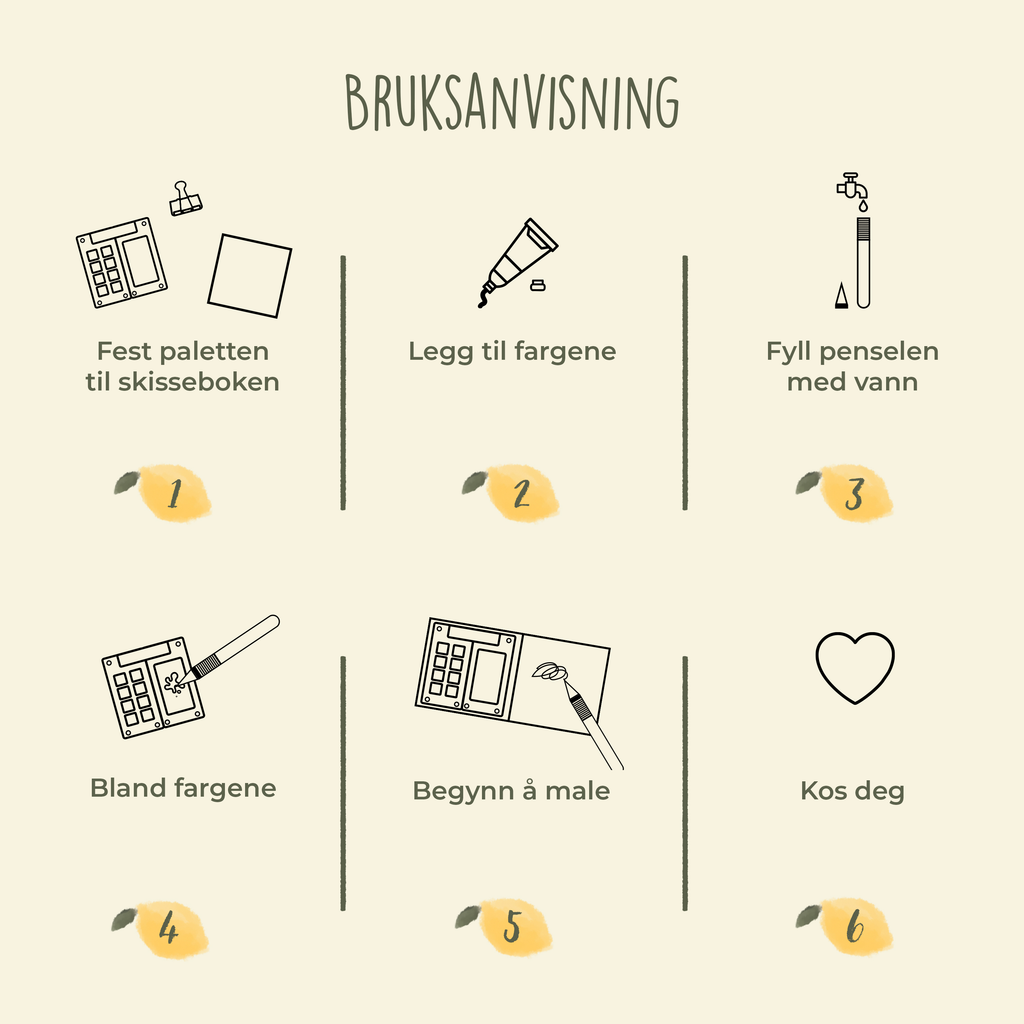 Tobios Mini Akvarellsett