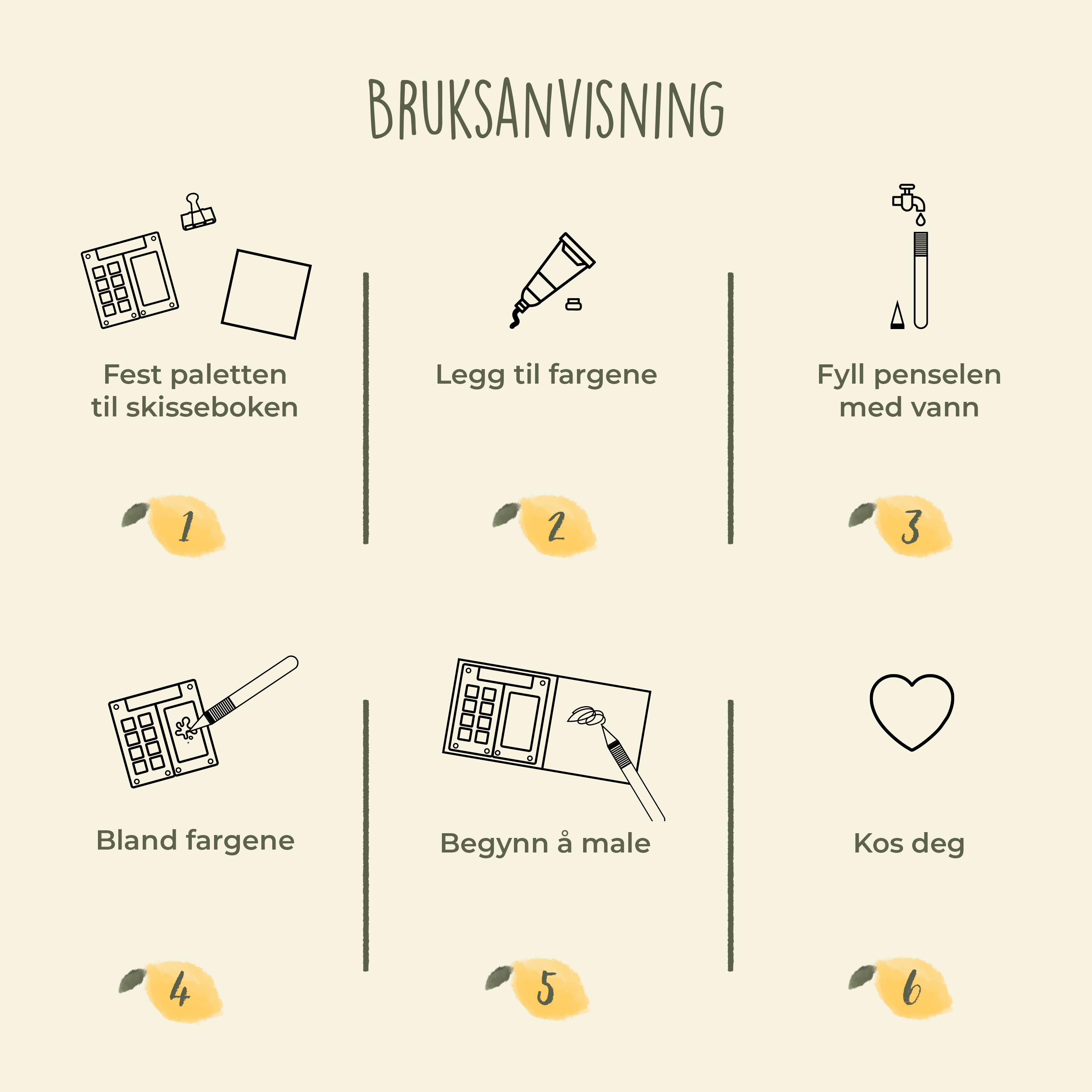 Tobios Mini Akvarellsett