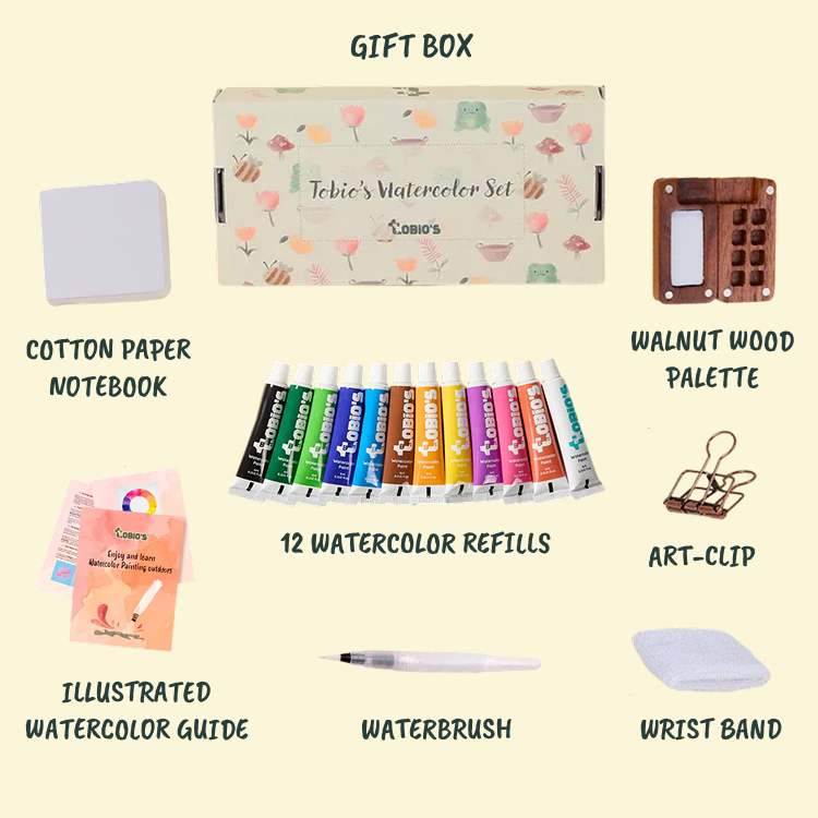 Kit d'aquarelle Tobio's™