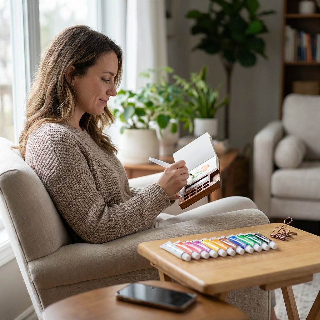 Kit d'aquarelle miniature