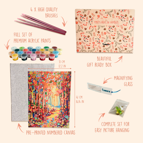 Kit de peinture par numéros « Color Path »