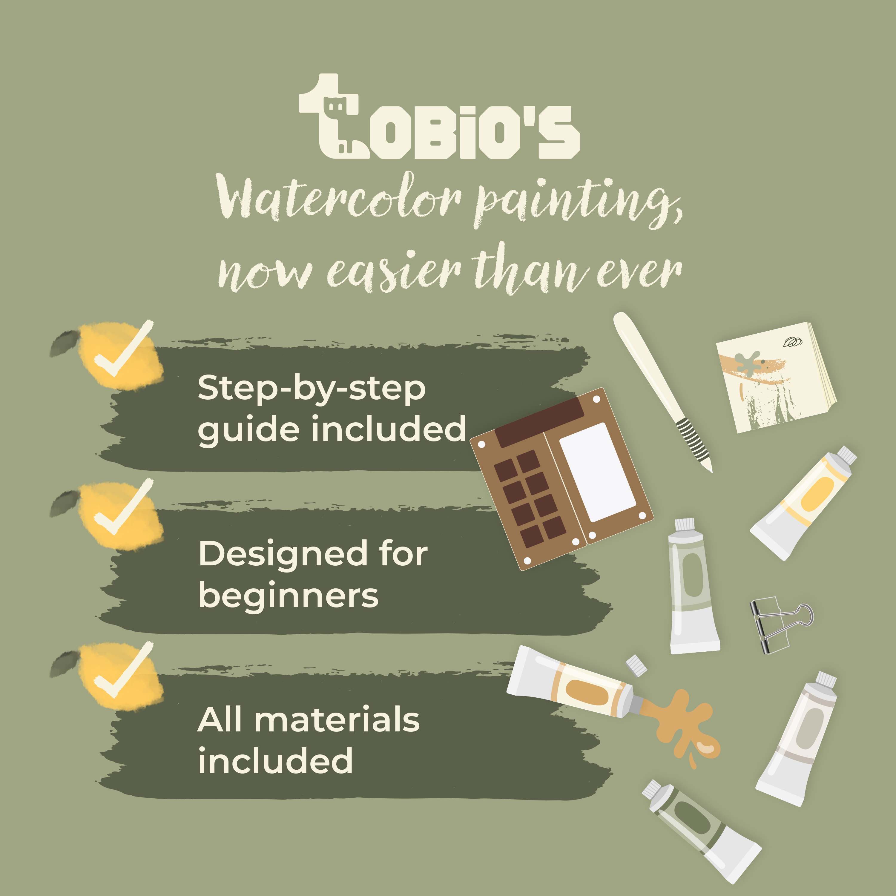 Kit aquarelle Tobioskits